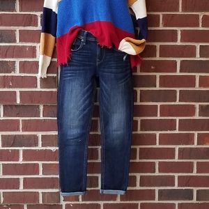 Express Jean cropped legging mid-rise